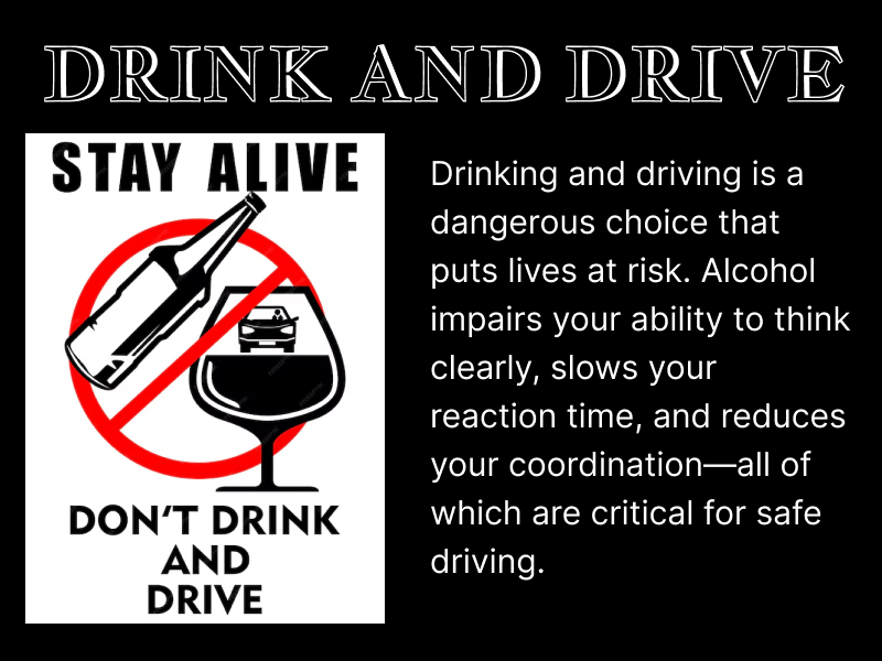 Drink and Drive